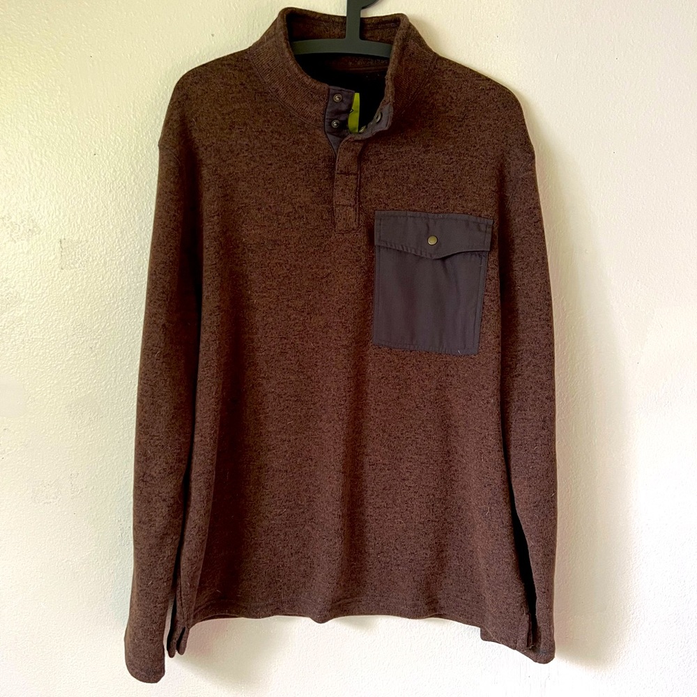 St. John’s Bay Quarter Snap Pullover - M L